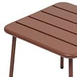 HESPERIDE - Table basse de jardin Phuket 45x45cm acajou - vignette