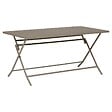 HESPERIDE - Table de jardin Greensboro 6 places pliable café 150x80cm - vignette