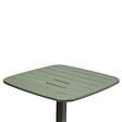 HESPERIDE - Table haute de jardin 2 places Alegoria 70x70cm vert laurier - vignette
