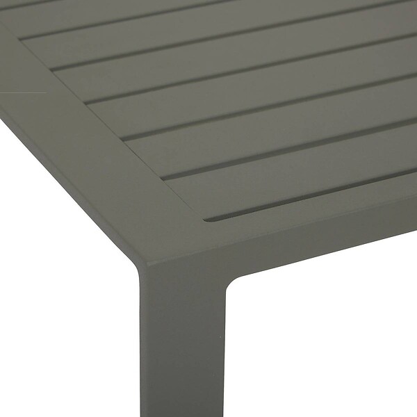 HESPERIDE - Table d'appoint de jardin Evasion 38x38cm vert laurier - large