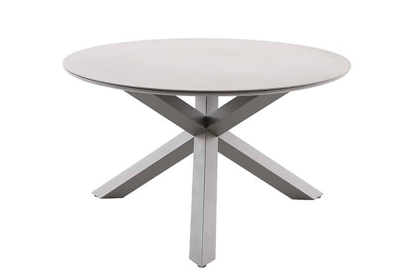 HESPERIDE - Table de jardin 6 places Oryon D130cm café - large