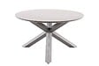 HESPERIDE - Table de jardin 6 places Oryon D130cm café - vignette