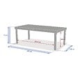 HESPERIDE - Table de jardin 12 places Piazza extensible café - vignette