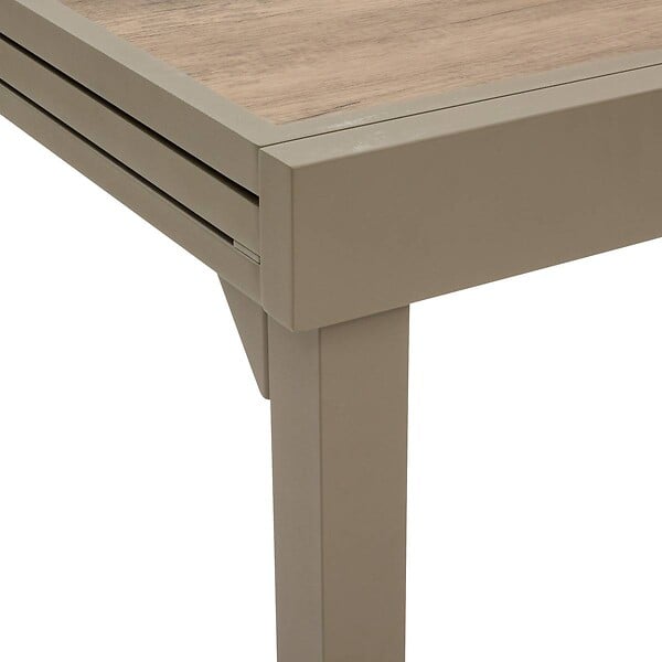 HESPERIDE - Table de jardin 10 places Piazza extensible café - large