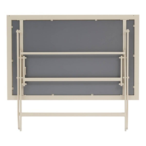 HESPERIDE - Table de jardin 4 places Azua pliable beige 110x71cm - large