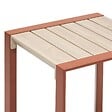 HESPERIDE - Table d'appoint de jardin Allure 44x44x55cm acajou - vignette