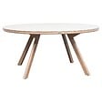 HESPERIDE - Table de jardin Nelora 8 places ronde beige - vignette