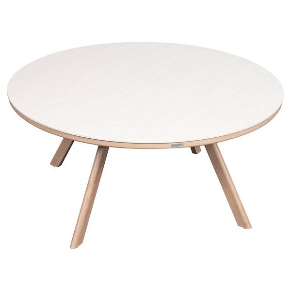 HESPERIDE - Table de jardin Nelora 8 places ronde beige - large