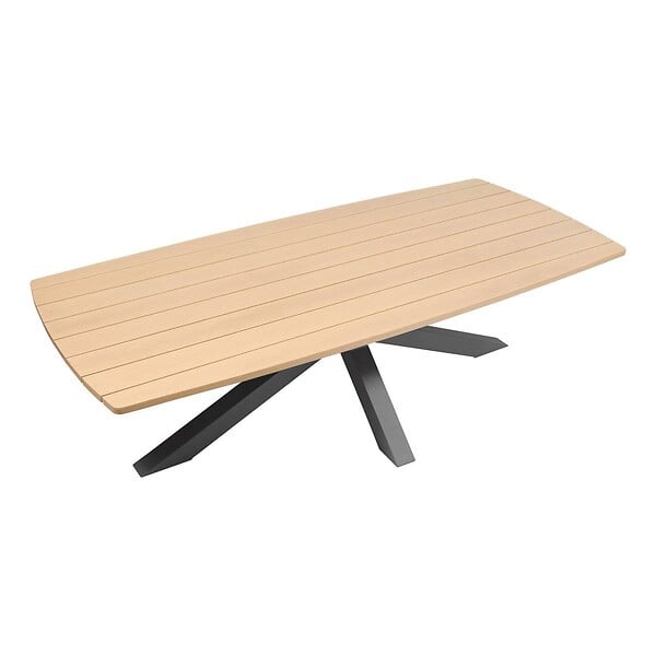HESPERIDE - Table de jardin 10 places Oraclion marron - large