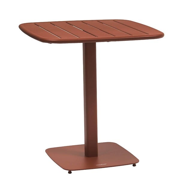 HESPERIDE - Table de jardin 2 places Alegoria 70x70cm acajou - large