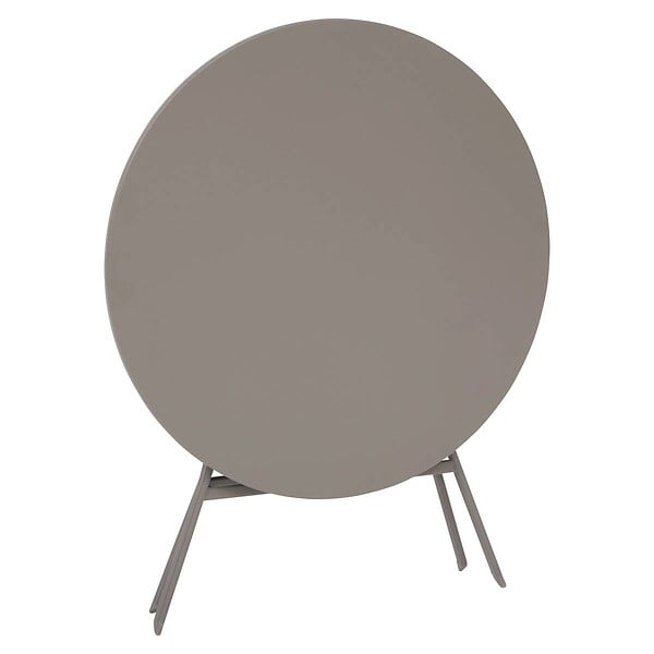 HESPERIDE - Table de jardin pliante ronde "Greensboro" café 4 places en acier - large