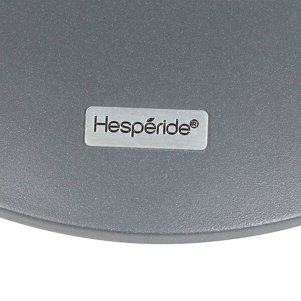 HESPERIDE - Table d'appoint de jardin Soletia 40x40x50cm gris graphite - large