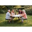 KZ GARDEN - Table ronde pliante blanche Ø122cm Table d'appoint Interieur Exterieur Jardin Camping Réceptions KZ GARDEN - vignette