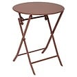 HESPERIDE - Table de jardin Greensboro 2 places pliable D60cm acajou - vignette