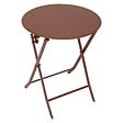 HESPERIDE - Table de jardin Greensboro 2 places pliable D60cm acajou - vignette