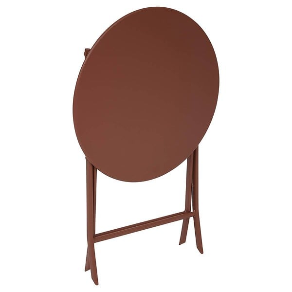 HESPERIDE - Table de jardin Greensboro 2 places pliable D60cm acajou - large