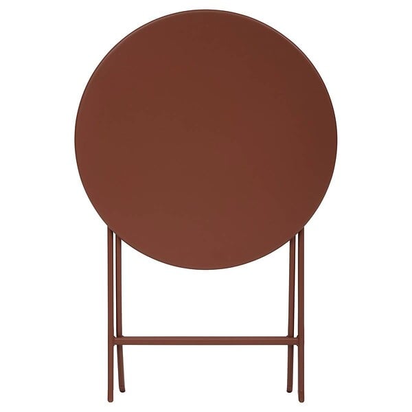 HESPERIDE - Table de jardin Greensboro 2 places pliable D60cm acajou - large
