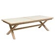 HESPERIDE - Table de jardin 12 places Axiome extensible argile - vignette