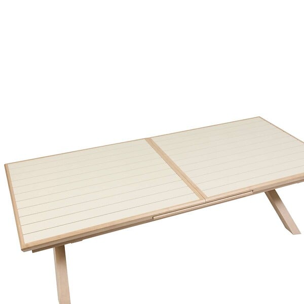HESPERIDE - Table de jardin 12 places Axiome extensible argile - large