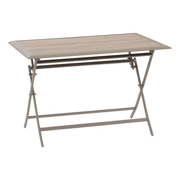HESPERIDE - Table de jardin 4 places Azua pliable café 110x71cm - large