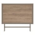 HESPERIDE - Table de jardin 4 places Azua pliable café 110x71cm - vignette