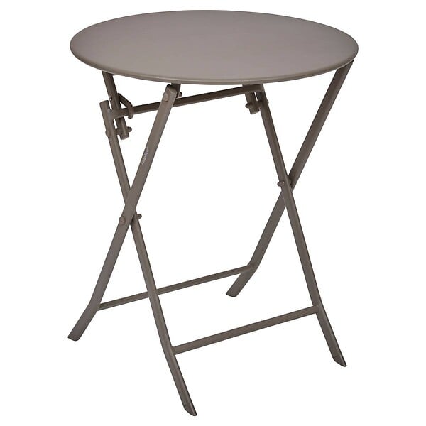 HESPERIDE - Table de jardin Greensboro 2 places pliable café D40cm - large