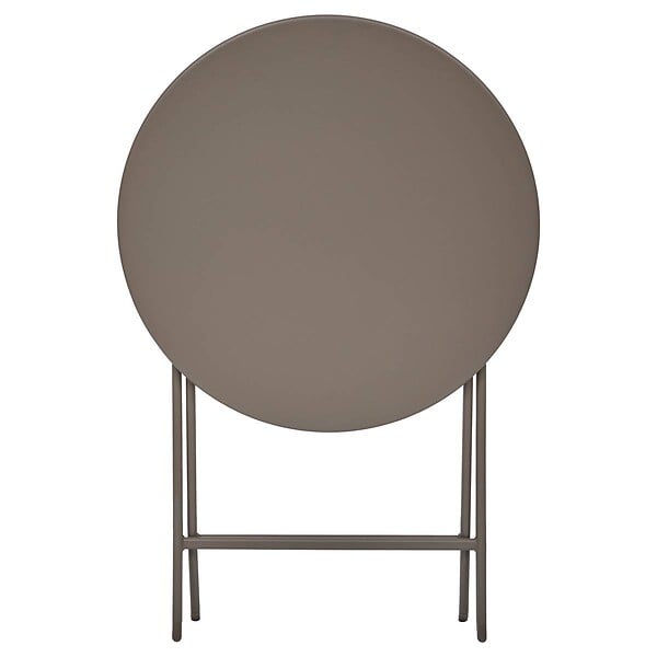 HESPERIDE - Table de jardin Greensboro 2 places pliable café D40cm - large