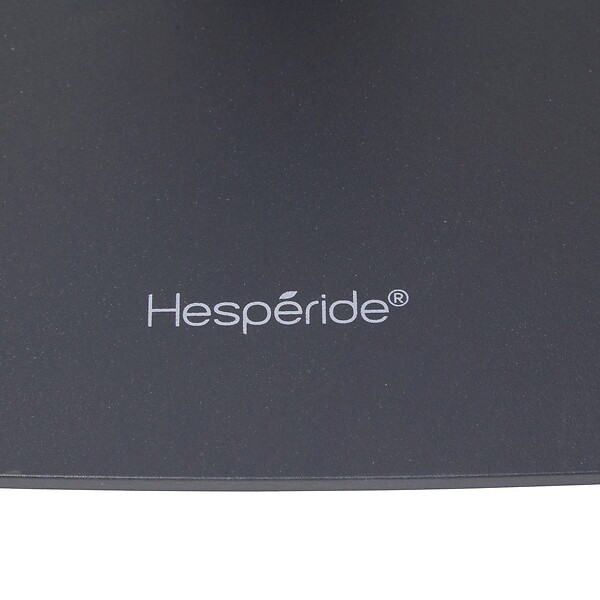 HESPERIDE - Table de jardin 2 places Alegoria 70x70cm gris graphite - large