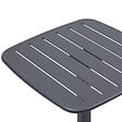 HESPERIDE - Table de jardin 2 places Alegoria 70x70cm gris graphite - vignette