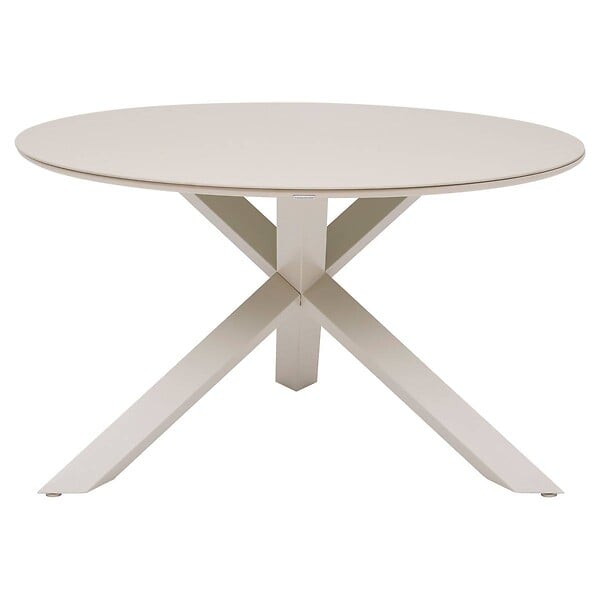 HESPERIDE - Table de jardin 6 places Oryon D130cm argile - large