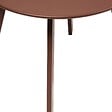 HESPERIDE - Table d'appoint de jardin Saona D50cm acajou - vignette