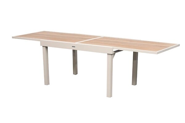 HESPERIDE - Table de jardin 10 places Piazza extensible argile - large