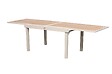 HESPERIDE - Table de jardin 10 places Piazza extensible argile - vignette