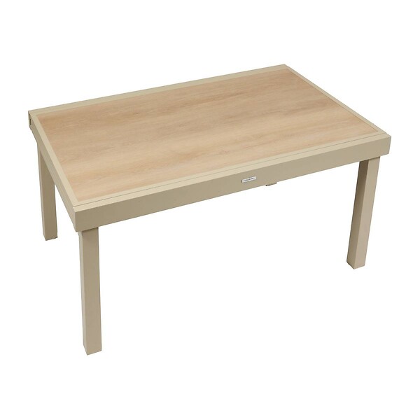 HESPERIDE - Table de jardin 10 places Piazza extensible argile - large