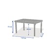 HESPERIDE - Table de jardin 10 places Piazza extensible argile - vignette