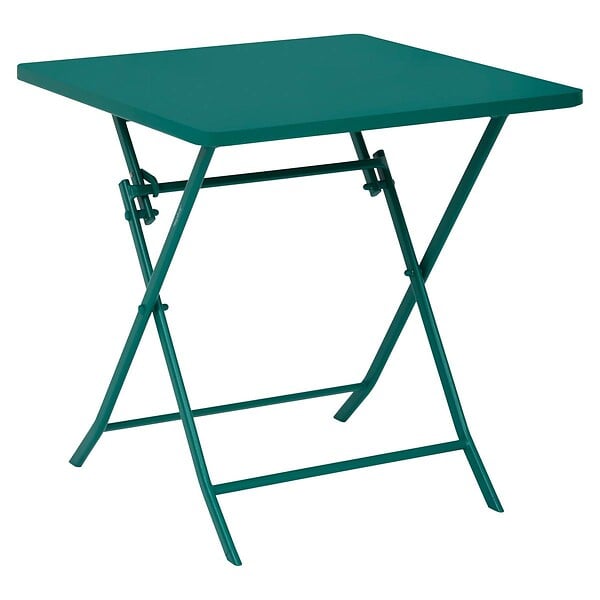 HESPERIDE - Table de jardin 2 places Greensboro pliable 70x70cm vert opale - large