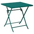 HESPERIDE - Table de jardin 2 places Greensboro pliable 70x70cm vert opale - vignette