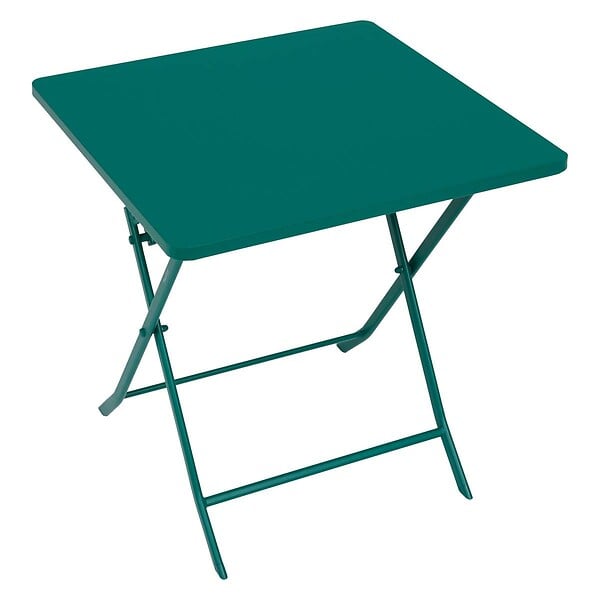 HESPERIDE - Table de jardin 2 places Greensboro pliable 70x70cm vert opale - large