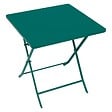 HESPERIDE - Table de jardin 2 places Greensboro pliable 70x70cm vert opale - vignette