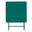 HESPERIDE - Table de jardin 2 places Greensboro pliable 70x70cm vert opale - vignette