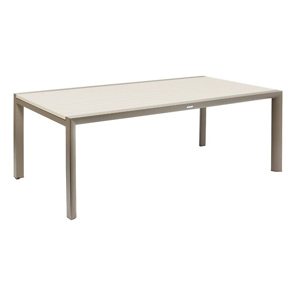 HESPERIDE - Table de jardin 12 places Luzane extensible argile - large