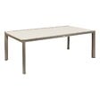 HESPERIDE - Table de jardin 12 places Luzane extensible argile - vignette