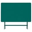 HESPERIDE - Table de jardin 4 places Greensboro pliables 110x70cm vert opale - vignette