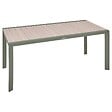 HESPERIDE - Table de jardin 6 places Evasion beige lin/laurier - vignette