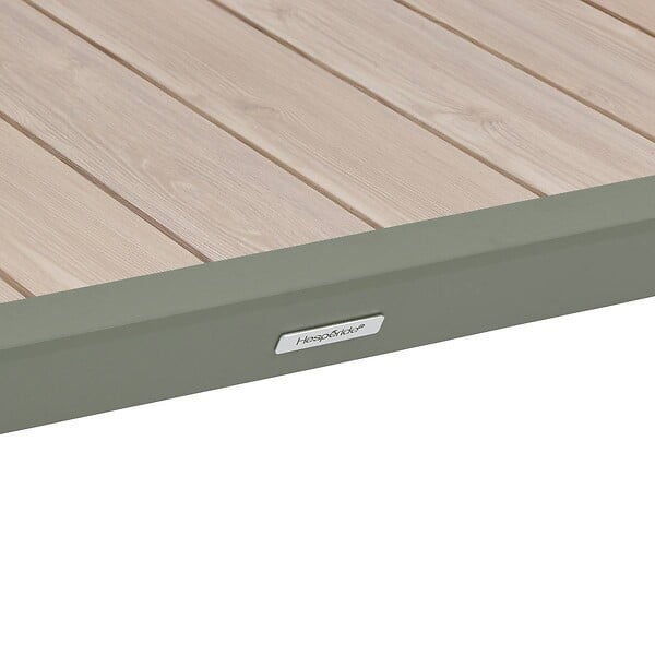 HESPERIDE - Table de jardin 6 places Evasion beige lin/laurier - large