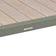 HESPERIDE - Table de jardin 6 places Evasion beige lin/laurier - vignette