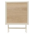 HESPERIDE - Table de jardin 2 places Azua pliable beige 71x71cm - vignette