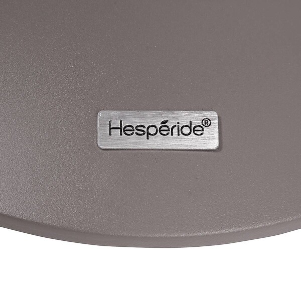 HESPERIDE - Table d'appoint de jardin Soletia 40x40x50cm café - large
