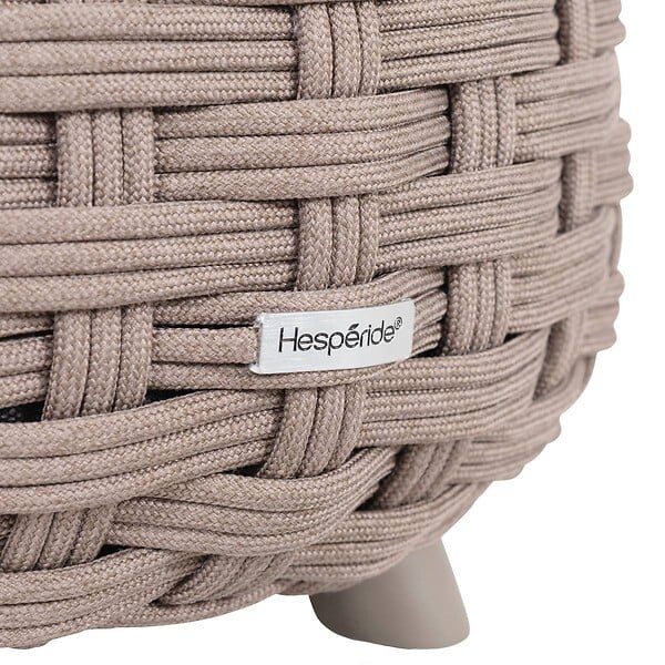 HESPERIDE - Pouf de jardin Obbae café - large