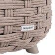 HESPERIDE - Pouf de jardin Obbae café - vignette
